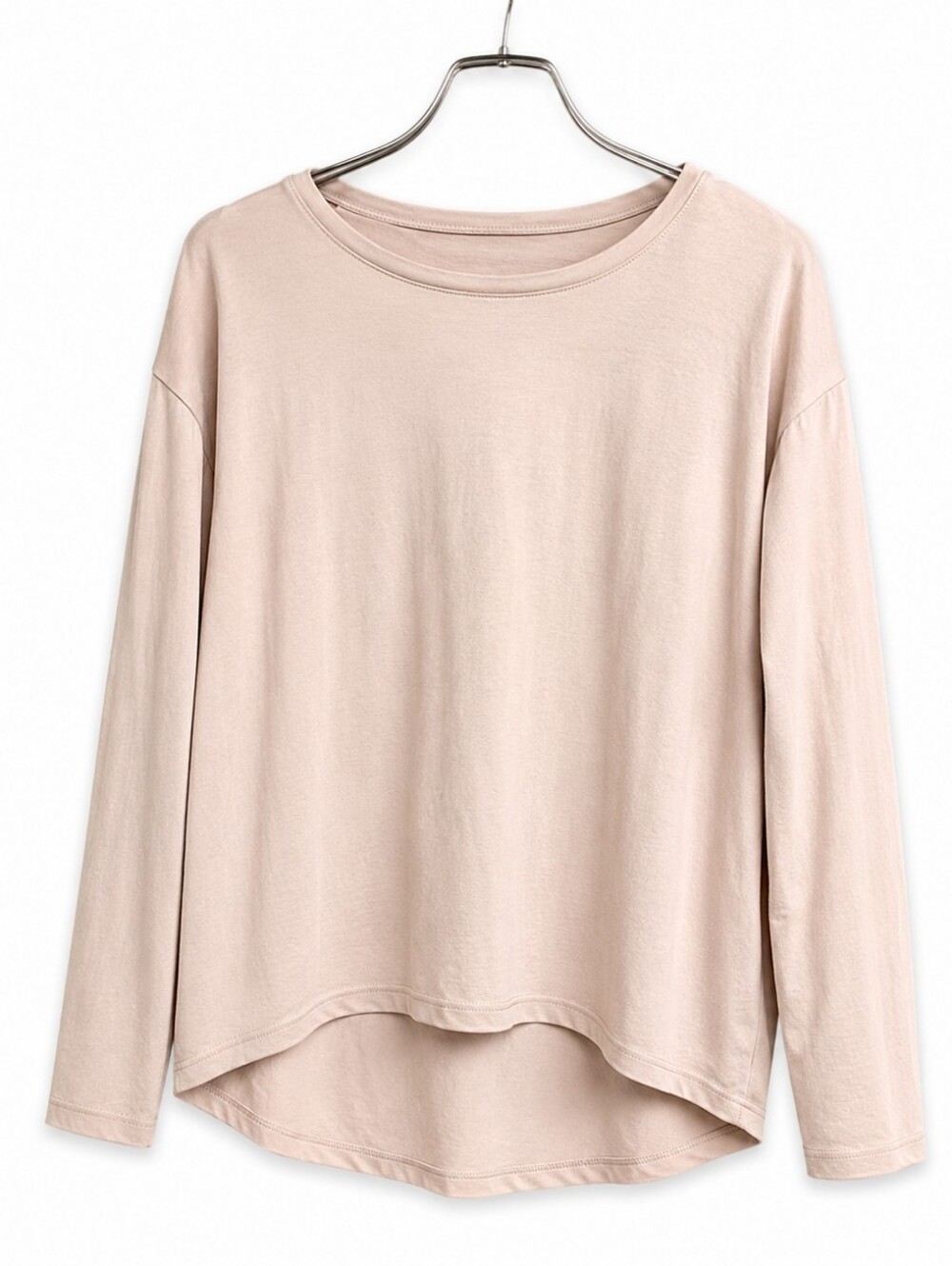 Lululemon Love Long Sleeve Crew Top Women’s Light Pink Pima Cotton Size 10